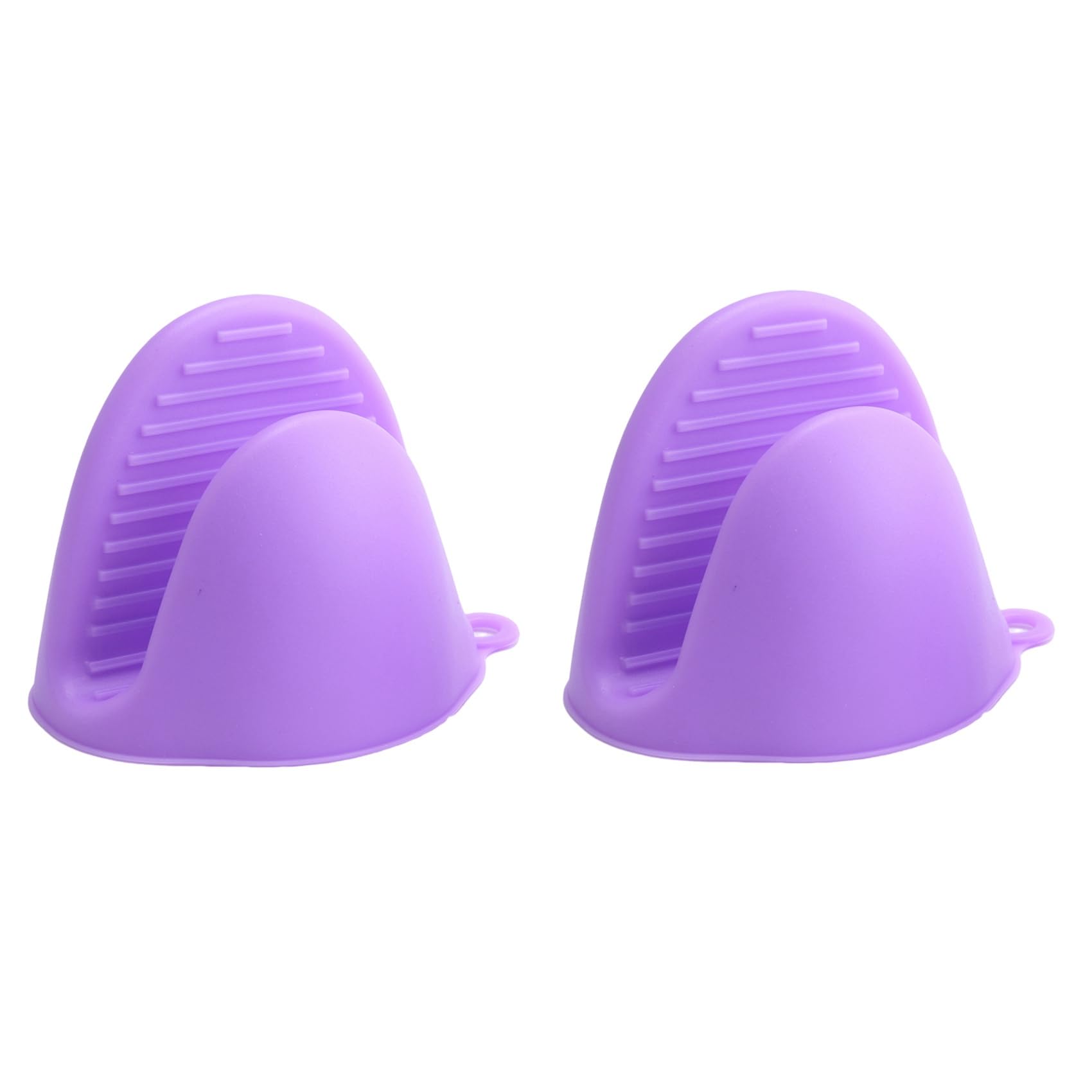 detee 2x Oven Mini Mitts Silicone Heat Anti-scald Gloves for Cooking, Pot Holder and potholders