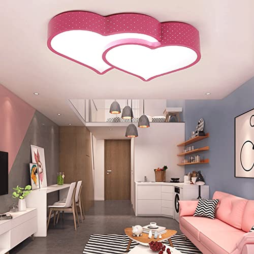 Plafonnier LED chambre enfant en forme de cœur le cadeau déco idéal