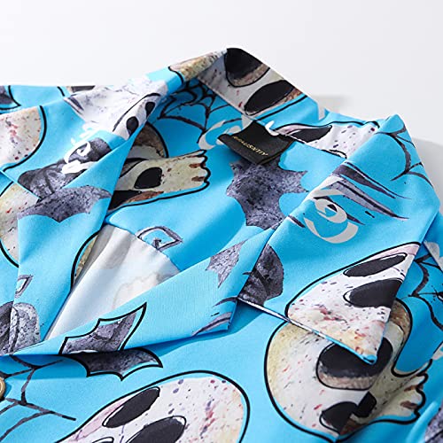 Camicia Sciolta Hawaiana da Uomo - Teschi da