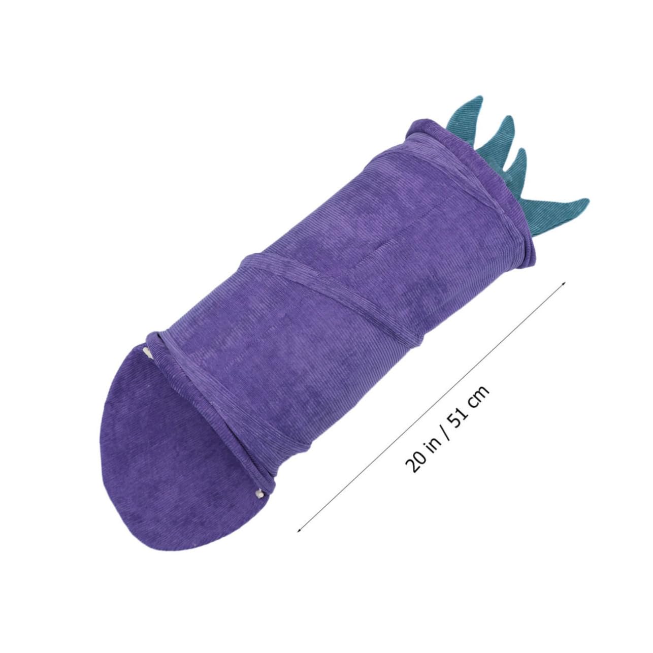 SUPVOX Túnel Plegable para Gatos Tienda De Campaña De Felpa Diseño De Verduras Juguetes para Mascotas para Gatos Inquietos