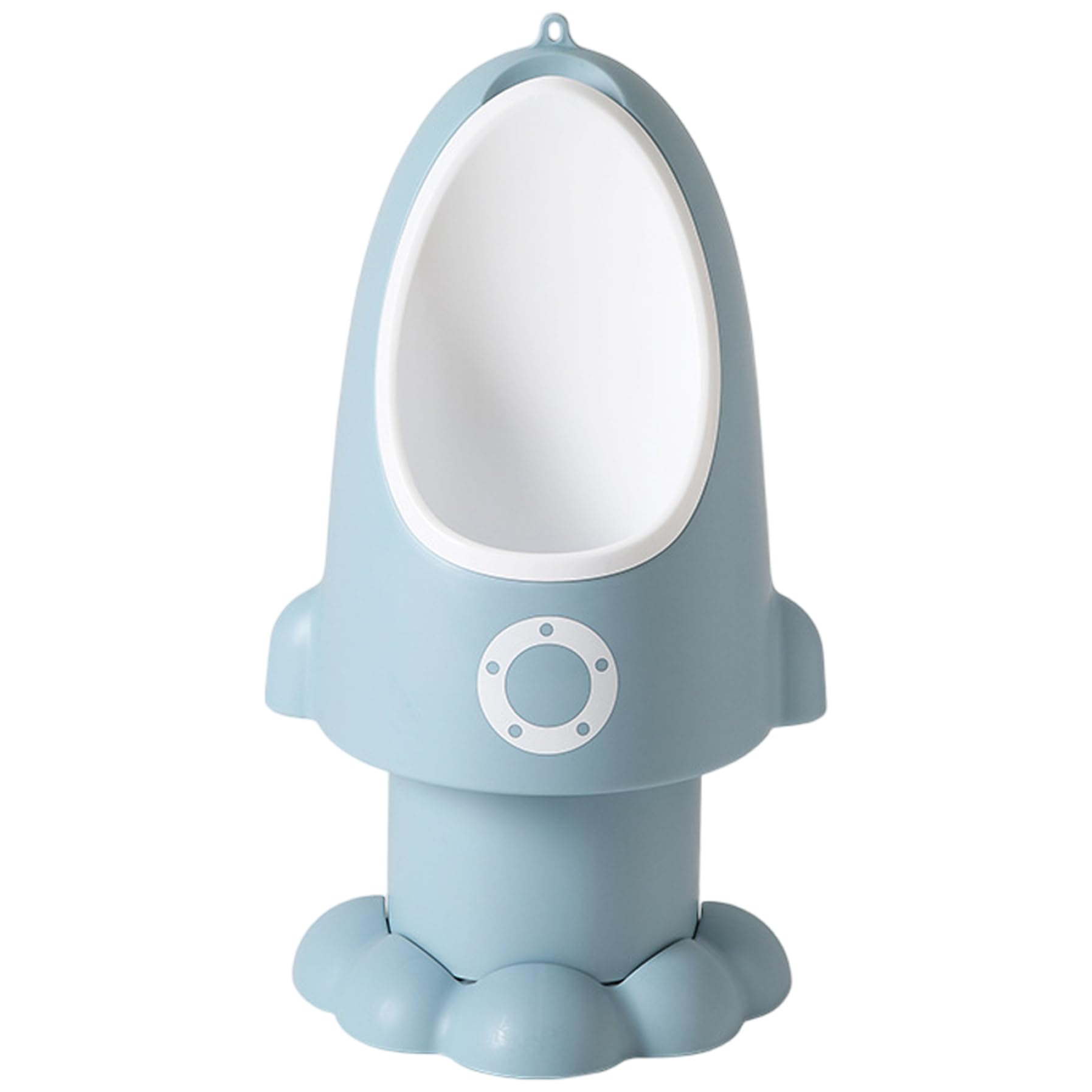 Kleinkind-Urinal, verstellbares, spritzwassergeschütztes Baby-Töpfchen mit lustiger Cartoon-Form zum Aufhängen/Stehen, leicht zu reinigendes Trainingstöpfchen für Jungen von 1–6 Jahren, Wathet