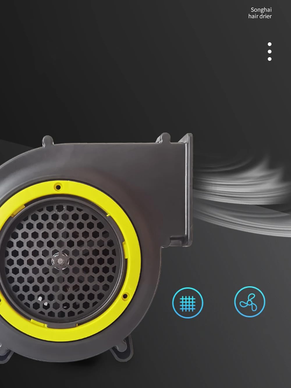 Souffleur électrique, Ventilateur Centrifuge, Jouet de Dessin Animé/Modèle Gonflable, Mini Souffleur D'air Pour Dépoussiérage AC 220-240V 150W 160M³/H