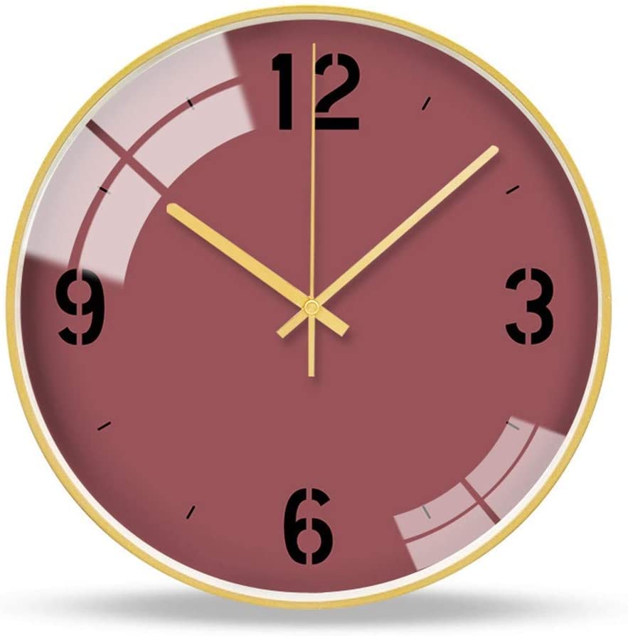 Horloge murale numerique minimaliste artistique noire et blanche pour decoration murale