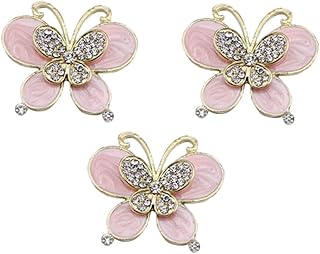 SEWACC 3Pcs Adesivos Rosa Strass Joias Rosa Capas De Telefone Capa De Telefone Adesivo Capa De Telefone Acessórios Faça Você Mesmo Acessórios De Joias Adesivo Material Manual Decorações