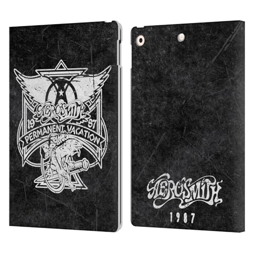 Étui Aerosmith iPad 10.2 en cuir Head Case Designs 1987 Permanent Vacation