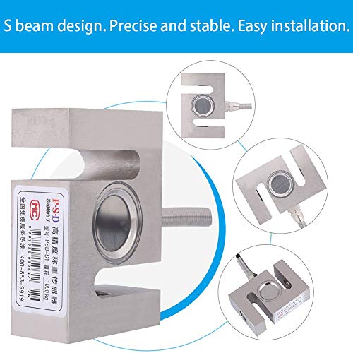 metal load cell scale weighting sensor 1000kg2204lb weighing controller weight indicator