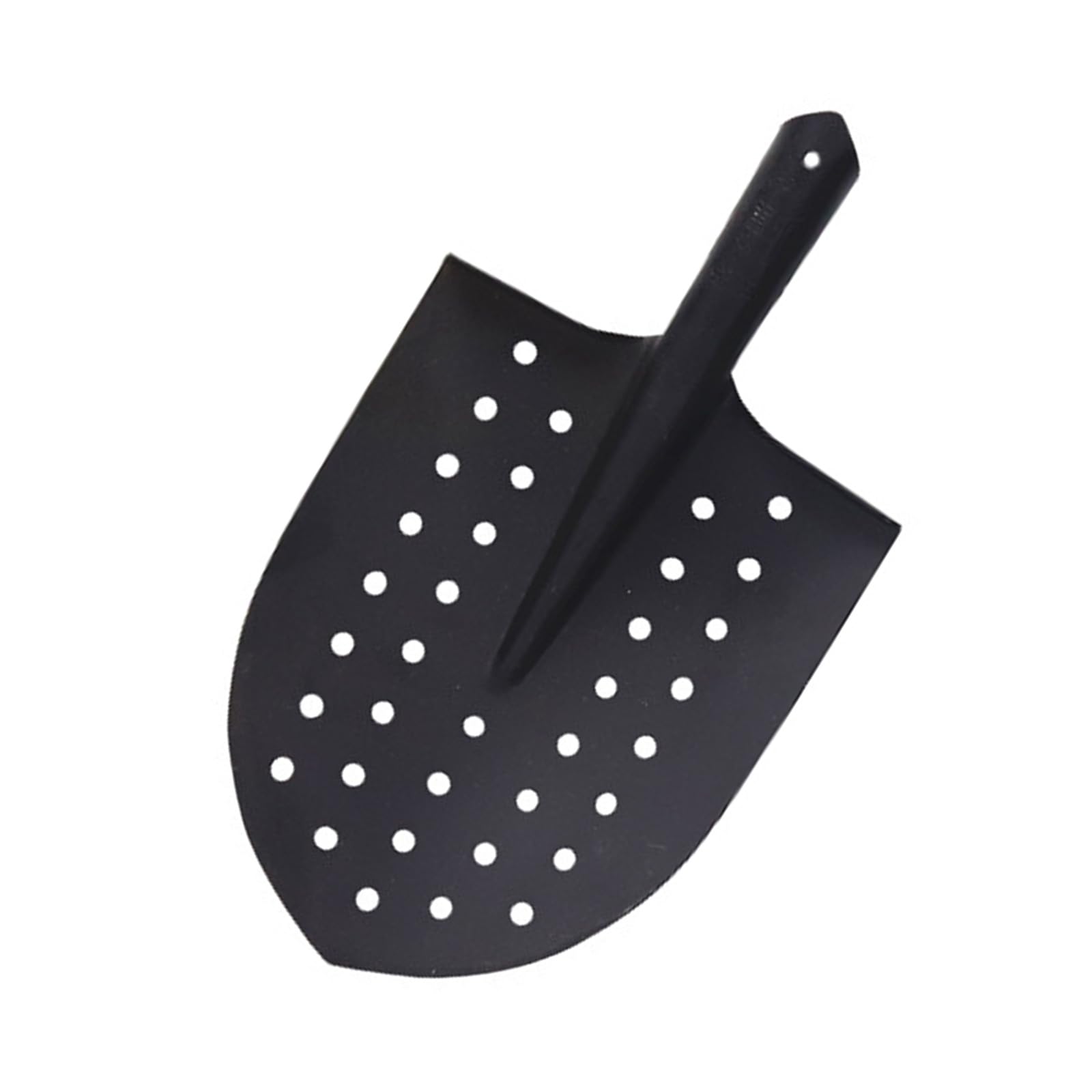 Kalttoy Pointed Type Professional Soil Scooper Head With Sieve Holes Shovel Head For Farming Landscaping And Chicken Coops Maintenance Manganese Steel Sifting Spade