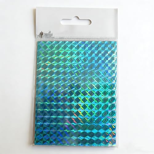 Juego de 4 pegatinas holográficas reflectantes para señuelos miniatura 1