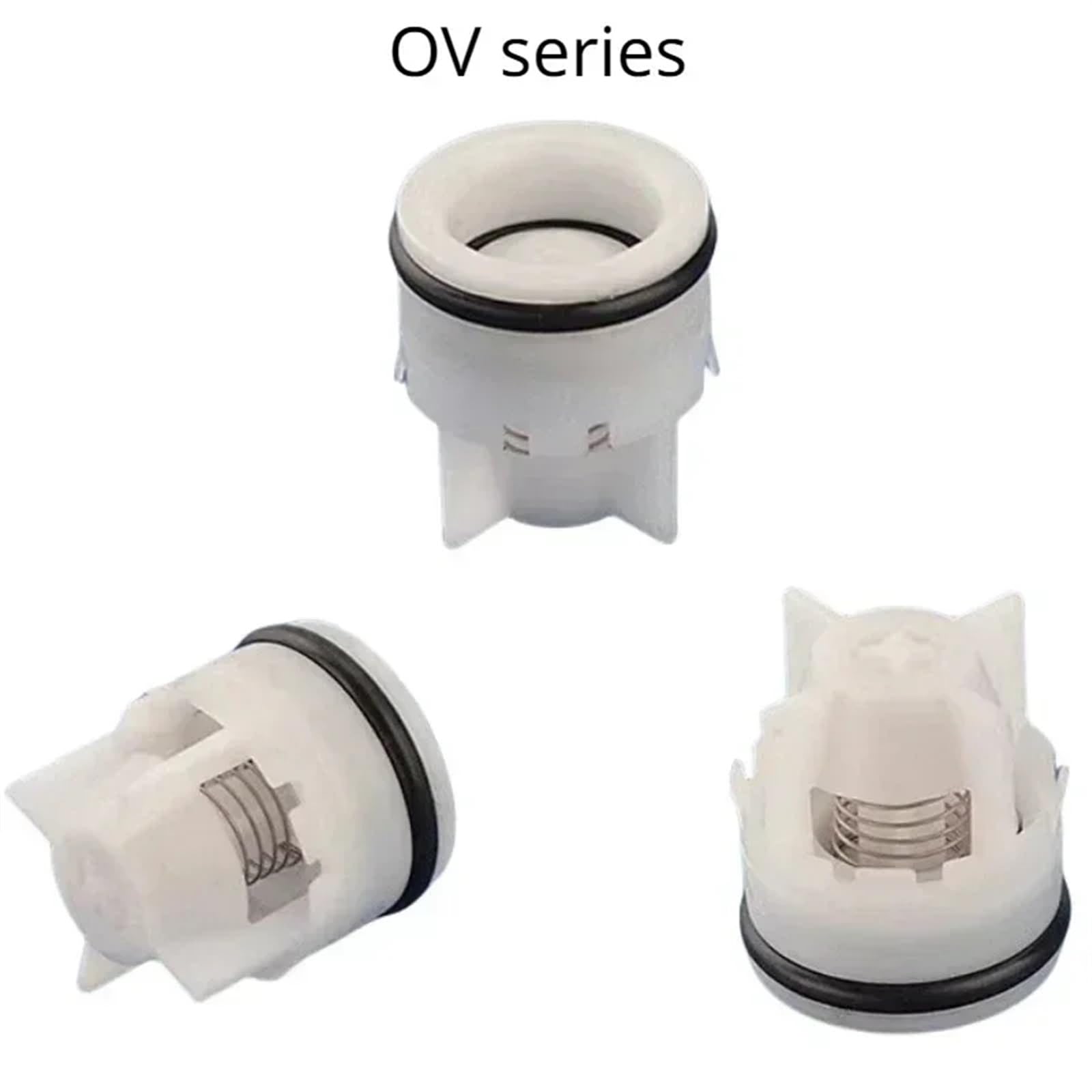 Valvola di non ritorno in plastica a innesto con molla di controllo, diametro esterno 10-32 mm, for acquario, irrigazione da giardino, valvola del contatore 'acqua, parti idrauliche(OV 32)