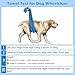 Virbraroo Dog Wheelchair for Back Legs with Upgraded All-Terrain Tires & Durable Bearings,Adjustable Dog Wheelchair for 9