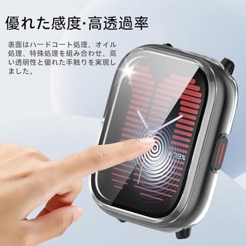 Image of For Amazfit Active, Protective Case, Lightweight, PC + Tempered Glass Cover, 9H Hardness, Easy Installation, All-in-One, Full Protection, Anti-Scratch, Shockproof, HD High Transmittance