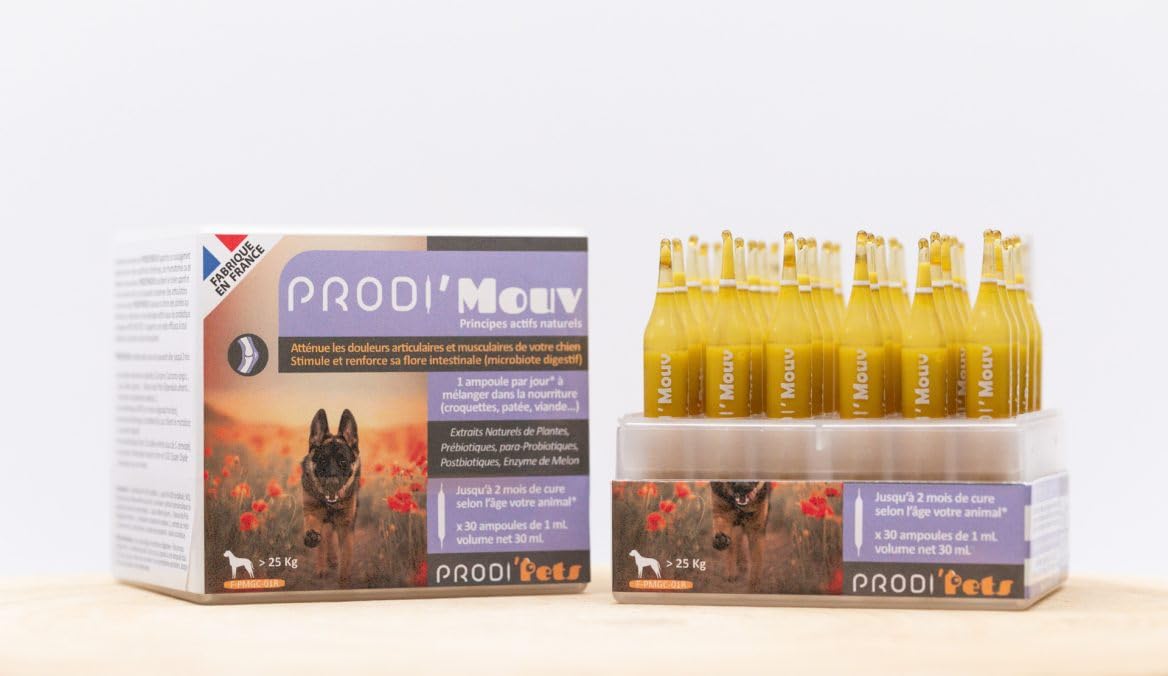 Complément Alimentaire pour Chien PRODI'MOUV Extrait Végétaux Articulaires