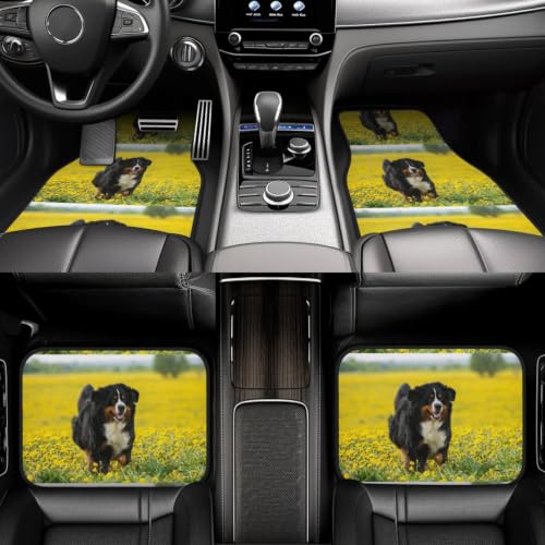 Alfombrillas de coche de Boyero de Berna juego de protectores de neopreno para amantes de perros 6