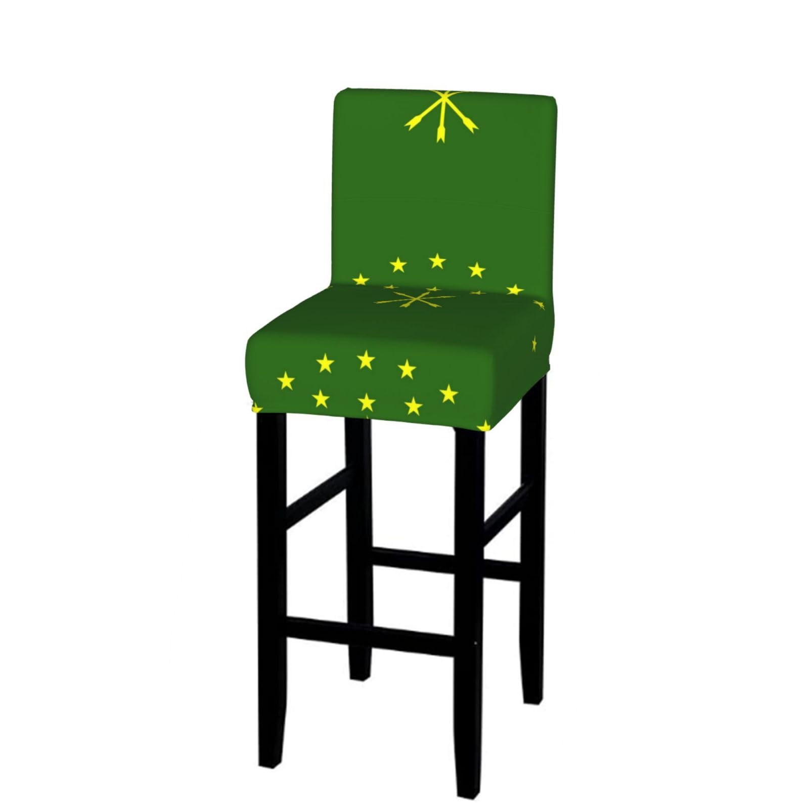 CNTDBU Flag of Adygea Bar Stool Cover-Stretchy Chair Slipcover for Kitchen