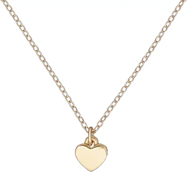 Gold Heart Pendant Necklace for Women - Hara Tiny Heart Design