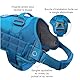 Kurgo Townie RSG – Hundegeschirr, Trainingsweste für Hunde, mit Griff, reflektierend, kompatibel mit MOLLE – Blau, XL