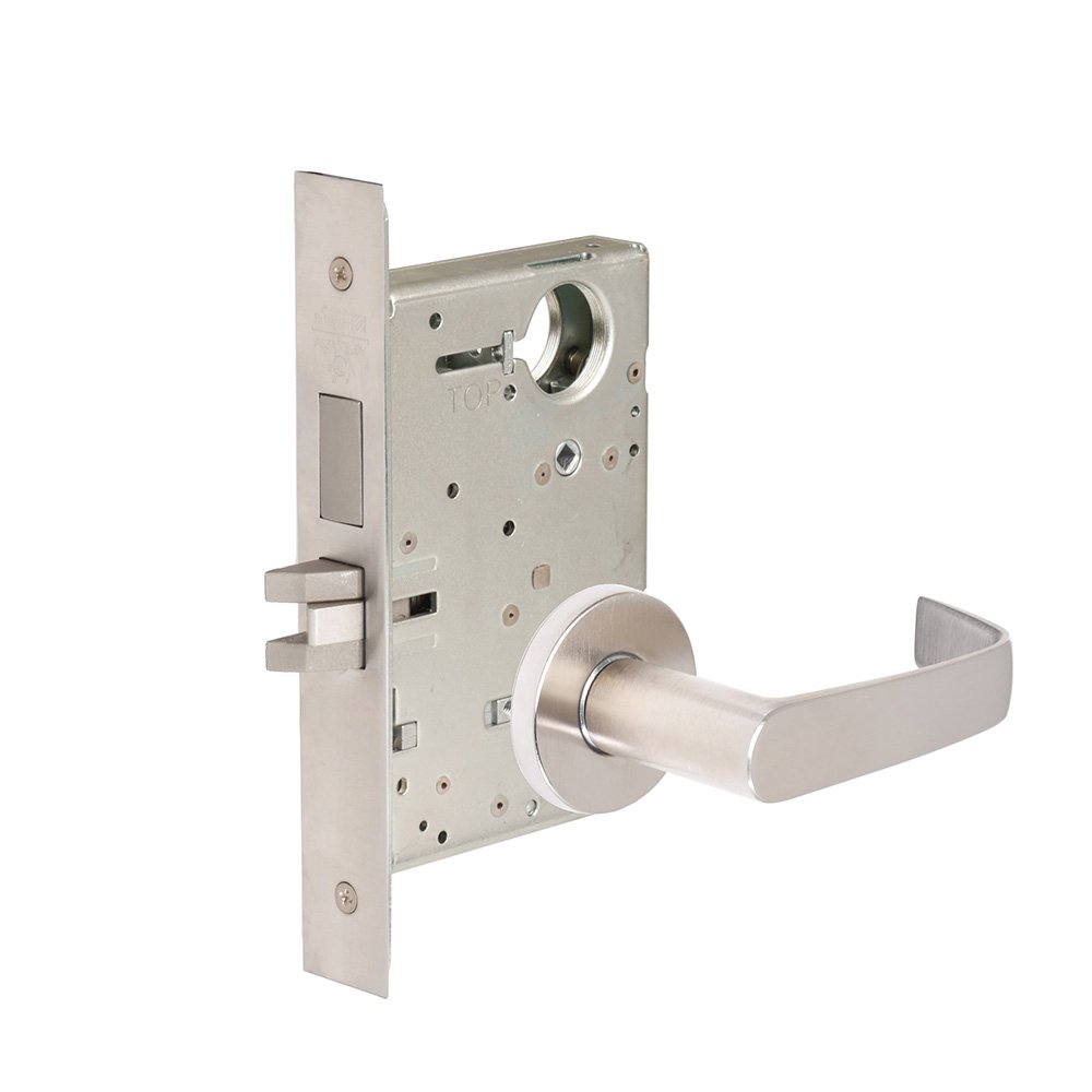 CORBINRUSSWIN ML2024-NSA-626-LC 626 Satin Chrome, Lever NSA Newport, Entrance/Entry/Office, Steel; Stainless Steel; Brass