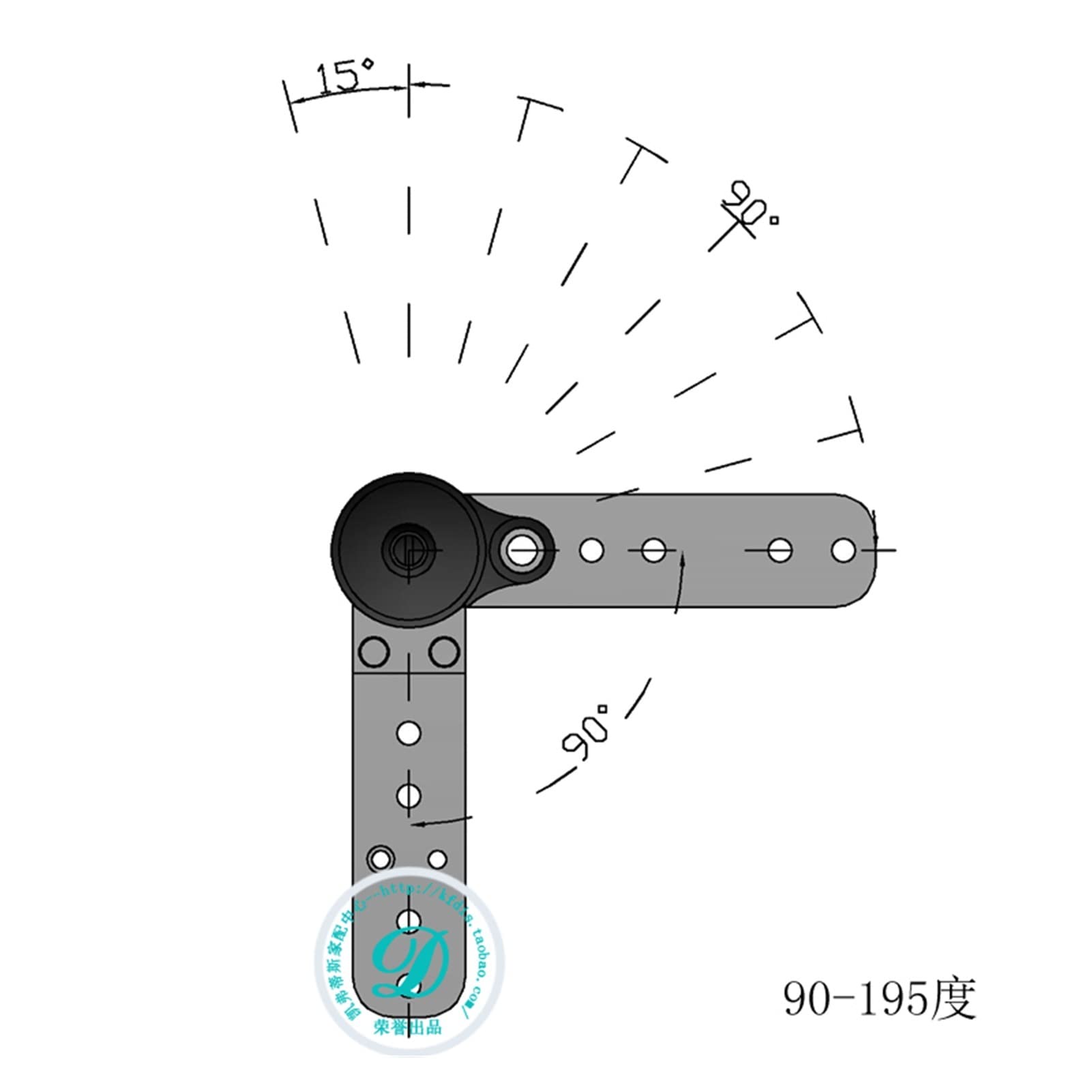Bisagras, Bisagras 1 par/lote Muebles Mecanismo de ajuste de ángulo ajustable Bisagra Hardware Sofá Reposacabezas Bisagra Cama Ropa de cama Trinquete (Color : 90 to 180 Degrees) ( Color : 90 to 195 De