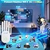 ﻿Répéteur WiFi 6 Puissant AX1600Mbps, Amplificateur de Signal WiFi Longue Portée 5G et 2.4G Double Bande WiFi Extender avec 6 Antennes de Haut Gain,Rj45 Port LAN,Extenseur de WiFi pour la Maison