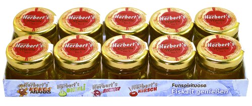 Original Herbert´s Freche Früchtchen - Marille No.1 - Obstbrand mit einer Frucht (10x 0,02L 29% Vol.) Cover