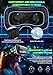 VR Headset, for Smartphones, VR Head Mount Display, Headphone Included, for Smartphones, 3D Glasses, Aspherical Optical Lens, VR Videos, One-Click Reception, 120° Viewing Angle, 1080P,
