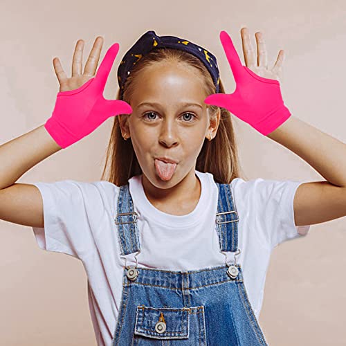 Image of 4pcs Anti Thumb Sucking Guard Gloves for Kids - Chewy Compression Glove to Stop Nail and Finger Biting - Ages 5-12