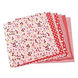 patchwork stoffpakete ✿【CREATE CREATIVE WORKS】Sie können den Stoff leicht mit einer Nähmaschine und einer Schere schneiden und nähen. Mit diesem stoffpaket baumwolle lassen sich Buchstaben für den Unterricht, Emojis, Kunstblumen usw. für Kinder erstellen; Wohnaccessoires: Untersetzer, Geldbörsen, Boxen für Toilettenpapier, Ordner usw.