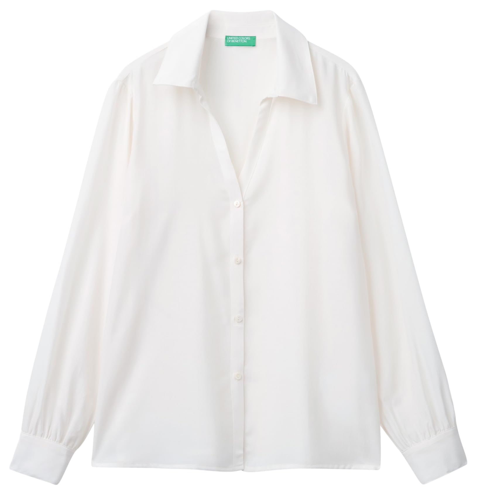 United Colors of Benetton Women's Shirt, White, S