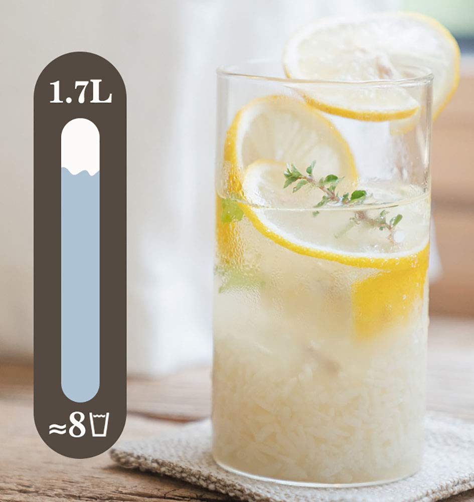 Czajnik elektryczny ADITAM 1,7 litra, czajnik ze stali nierdzewnej 1850 W, regulacja temperatury 7 plików Double the comfort
