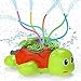 Wasserspielzeug Kinder Sprinkler Kinder Kiztoys,Sommer Wassersprinkler Spielzeug im Schildkröt Design für Garten Outdoor Aktivitäten,Sprühen Sie Wasserspielzeug für Kleinkinder Mädchen Jungen
