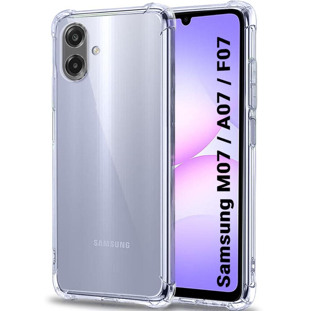 TheGiftKart Transparent Crystal Clear Back Cover Case for Samsung Galaxy M17e 5G / A07 / F70e / A07 5G | Shockproof Soft TPU Case | Cushioned Edges for Ultimate Protection Cover (TPU, Transparent) — Amazon image 22