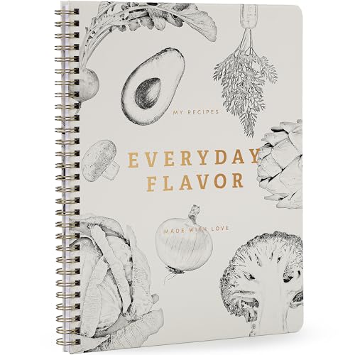 Aesthetic Blank Recipe Book for 100+ Cherished Meals - The Perfect Recipe Notebook To Write In Your Own Recipes - Beautiful Blank Cookbook to Organize Your Recipes
