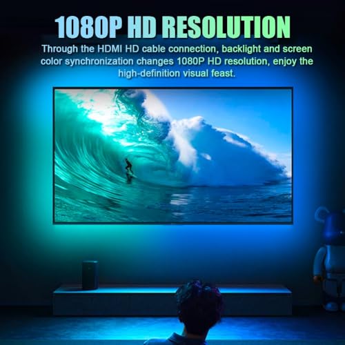 Shhuaoil GUANGHUIKEJI Led Lights Usb Tv Color Changing Backlight Sync Intelligent Control Multi-Color Rgb Sound And Light Sync Light Bar Hdmi Ambient Light Source Suitable thumb #4