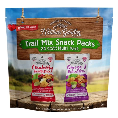 Nature’s Garden Trail Mix Snack Packs 24 X 1.2 Oz Net Wt (28.8 Oz), 28.8 Ounces