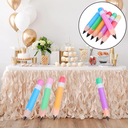 Crayons gonflables géants légers : la solution pour décorer vos plafonds d'école sans risque - 2