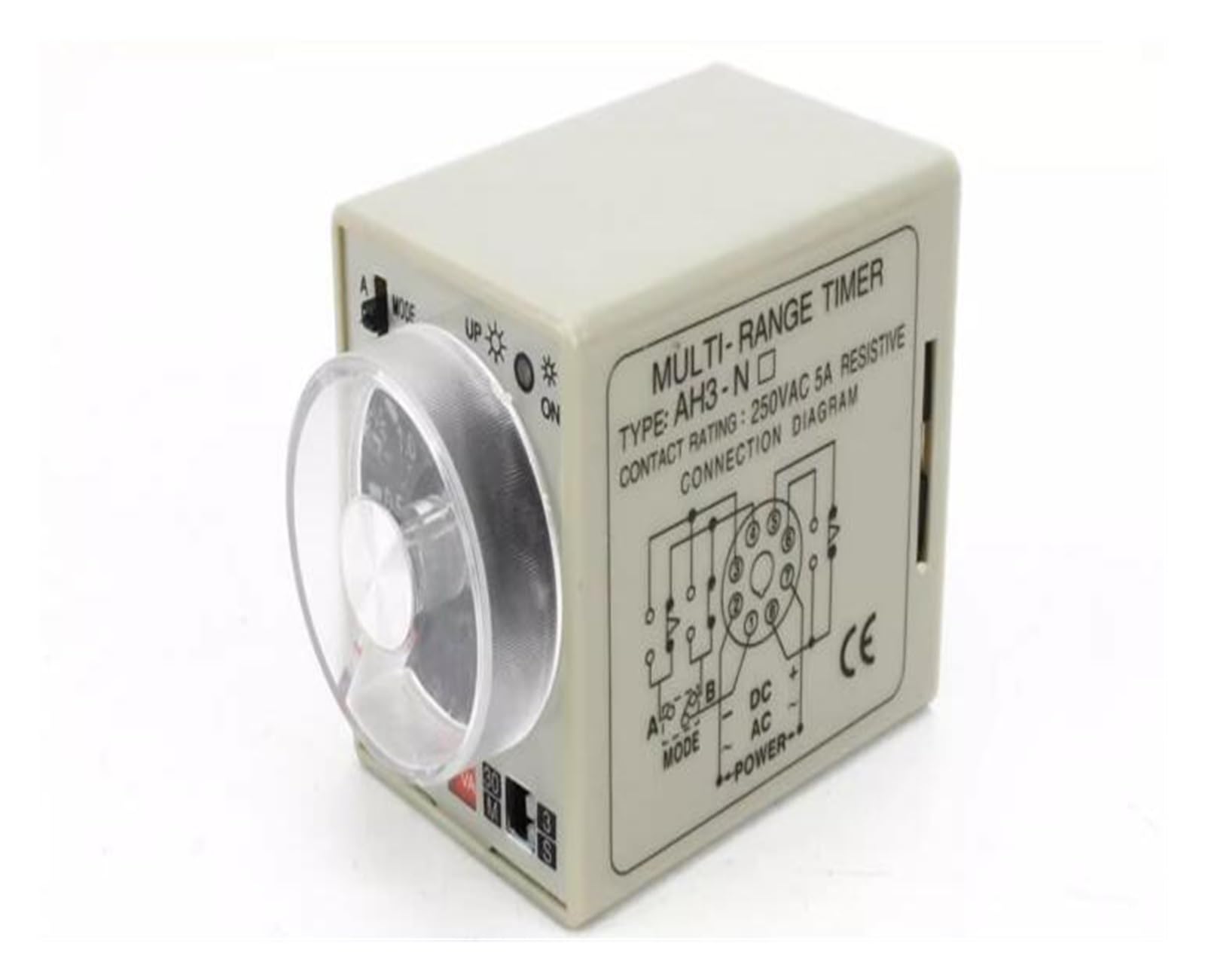 PKNVKZIDK 1pc Time relay AH3-NC_24V On-Delay Timer Time Relay Switch 8Pin