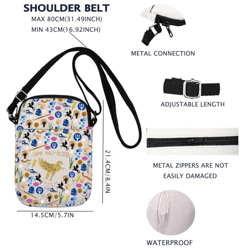 Image of Percy J Merch Crossbody Bag Percy Movie Gift C H Greek Mythology Gift