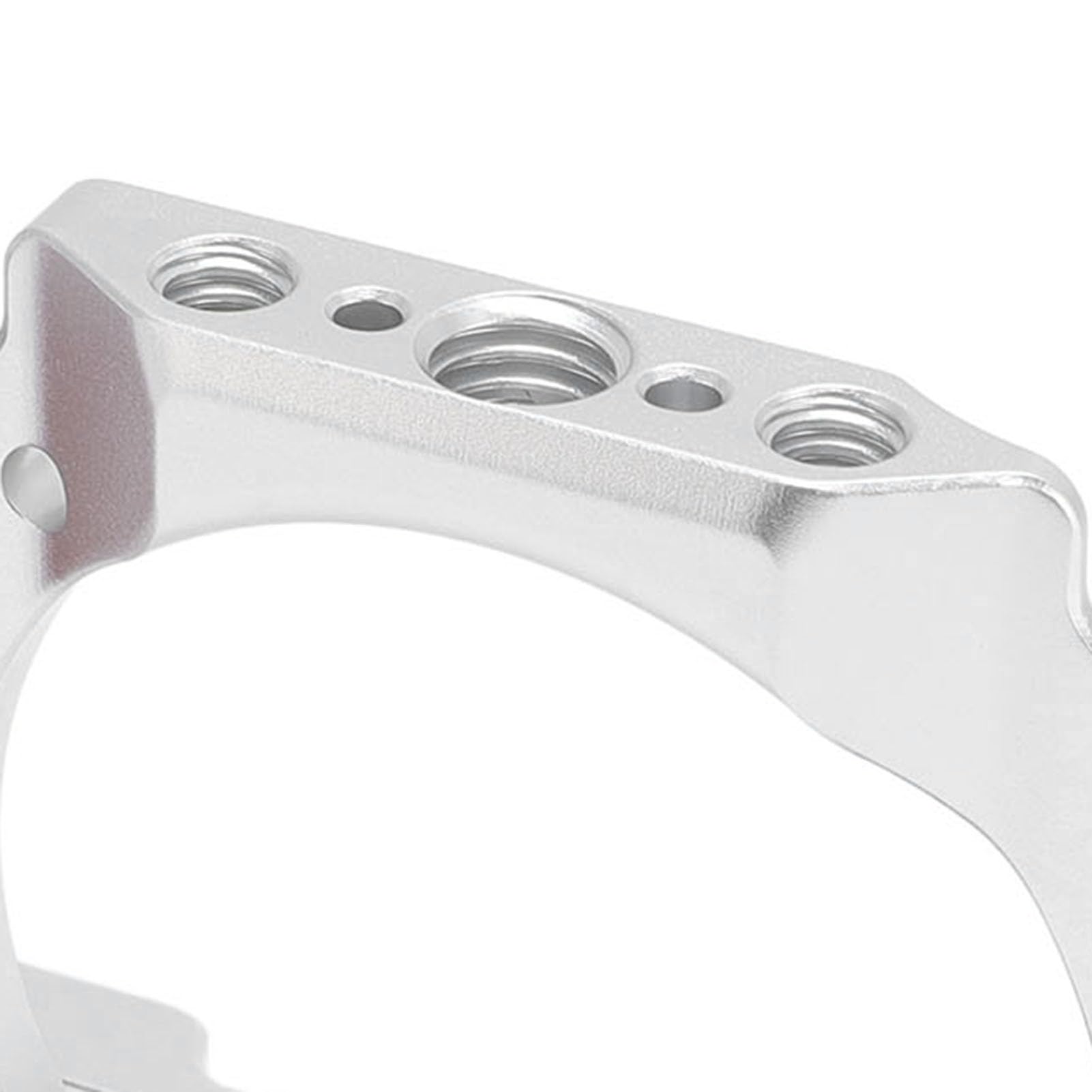 CHICIRIS Gabbia Video per Fotocamera per Rig ZV1 in Alluminio Resistente con Molteplici Opzioni di Montaggio Migliore Produzione Cinematografica (SILVER)