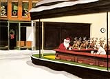 Santa Cafe - Edward Hopper Nighthawks Art Parody Boxed Christmas Cards