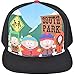 Concept One South Park Gang 8-Bit Style Adjustable Snapback Baseball Hat with Flat Brim, Black, One Size