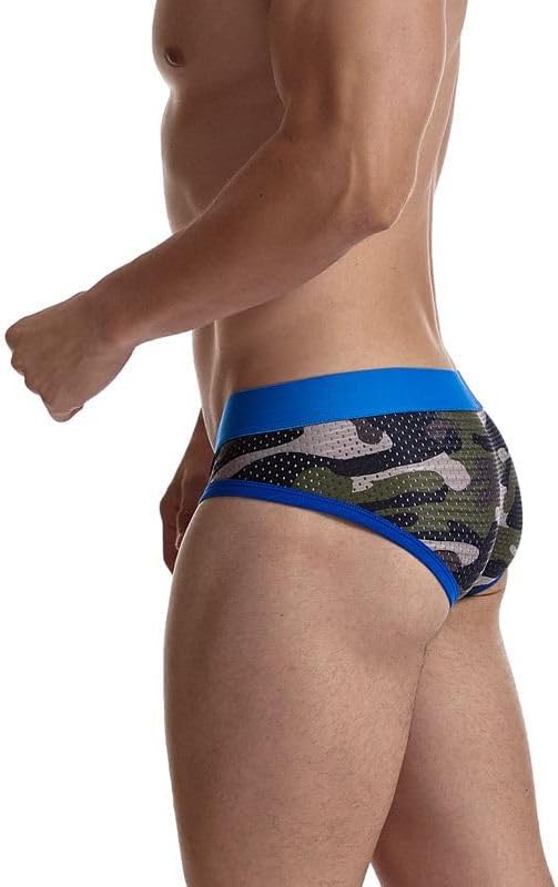 JOCKMAIL Men's Underwear Briefs Men's Sexy Briefs Breathable Comfortable Mesh Underwear Men's Low Rise Briefs - Image 7