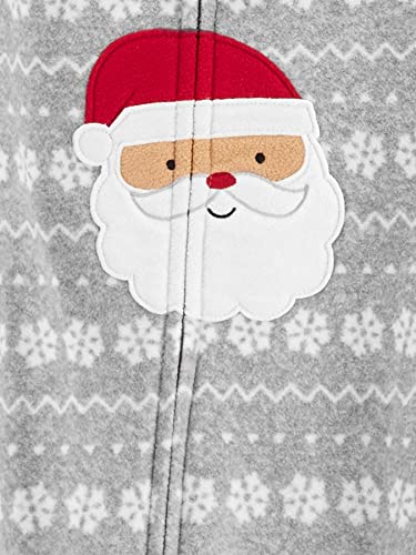 Simple Joys by Carter's Kids' Holiday Loose-fit Flame Resistant Fleece Footed Pajamas4