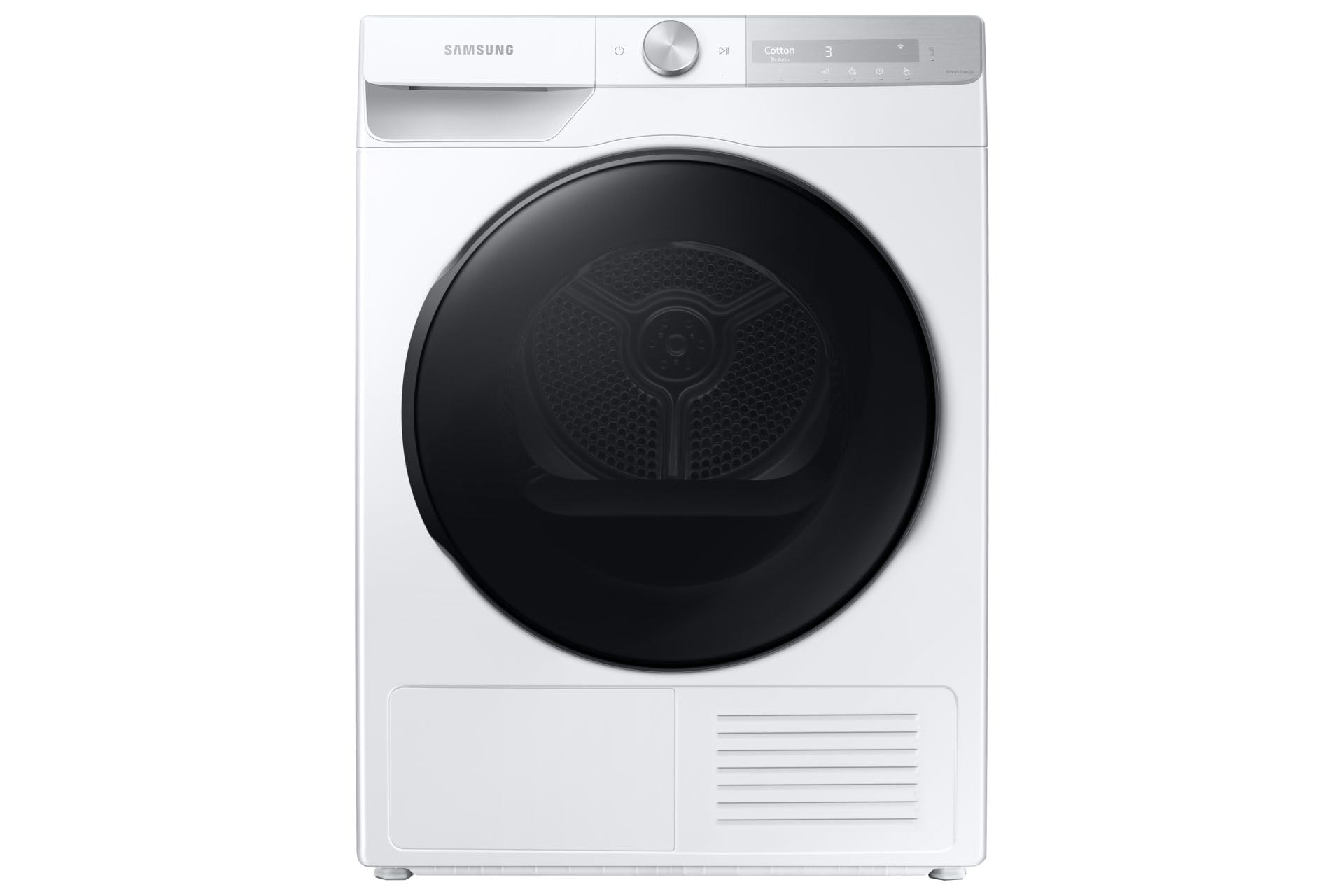 Samsung Secadora AI Control Quickdry DV90T7240BH/S3, 9 kg, bomba de calor, clase A+++, Wifi, Oblé reversible, carga frontal, 60 x 85 x 60 cm