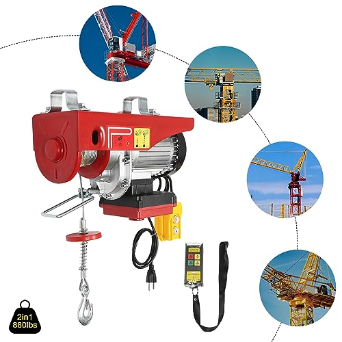 Polipasto eléctrico de 880 lbs con control remoto inalámbrico miniatura 2
