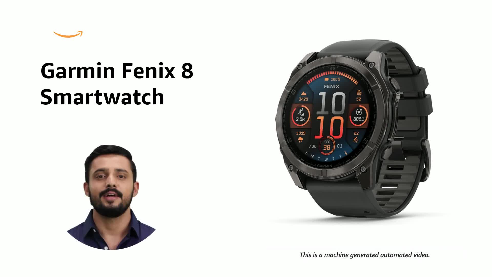 GARMIN FÉNIX 8 GPSウォッチ 51MM Garmin Fenix 8, 51mm, AMOLED, Sapphire, Smartwatch, Carbon Gray