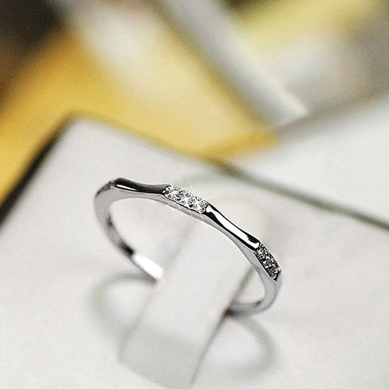 1pc Classical Ring For Women For Wedding Engagement Party Jewelry Valentine's Day Gift