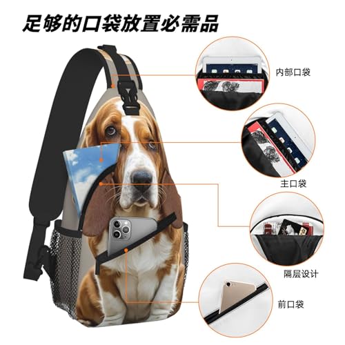 Mochila tipo bandolera para mujer y hombre estilo urbano miniatura 6