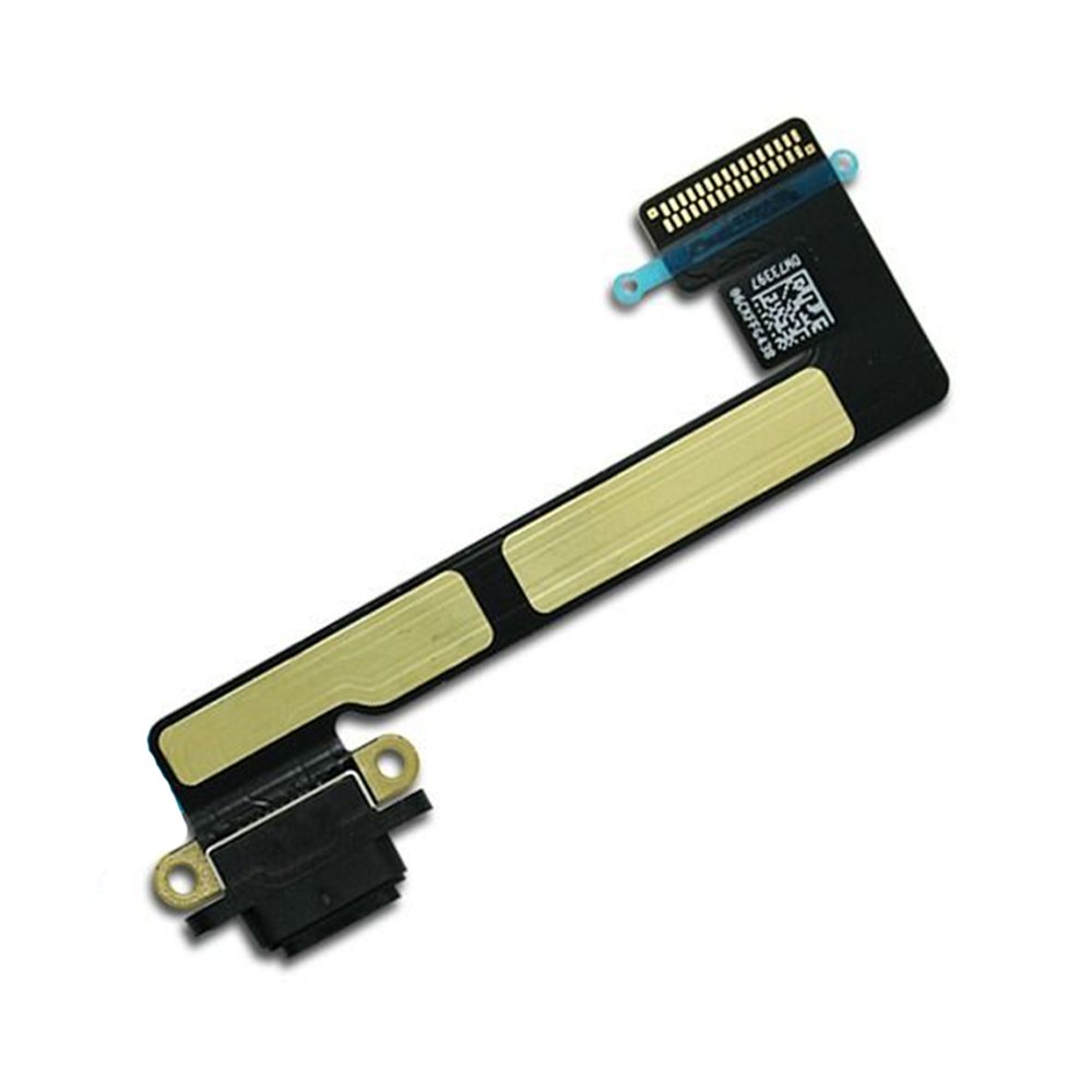 E-REPAIR Charging Port Connector Dock Flex Cable Replacment for Ipad Mini 2 / Mini 3 (Black)