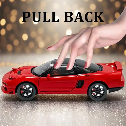 Vehículo de juguete modelo NSX NA1 metal 1:32 rojo miniatura 3