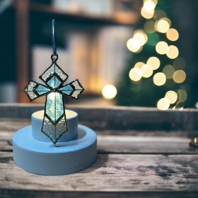 Switchables Glass Cover: Stained Glass Cross
